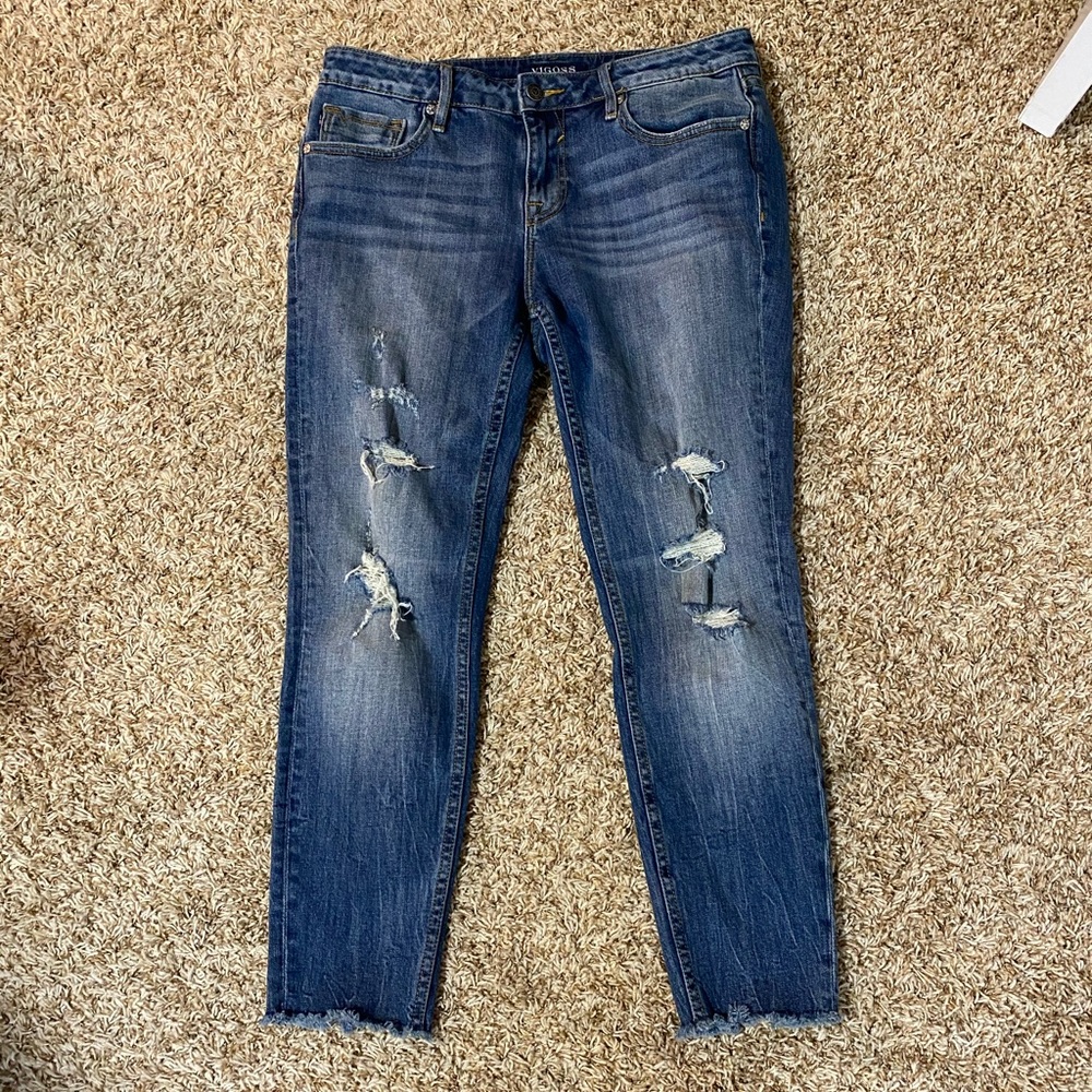 Raw hem VIGOSS jeans